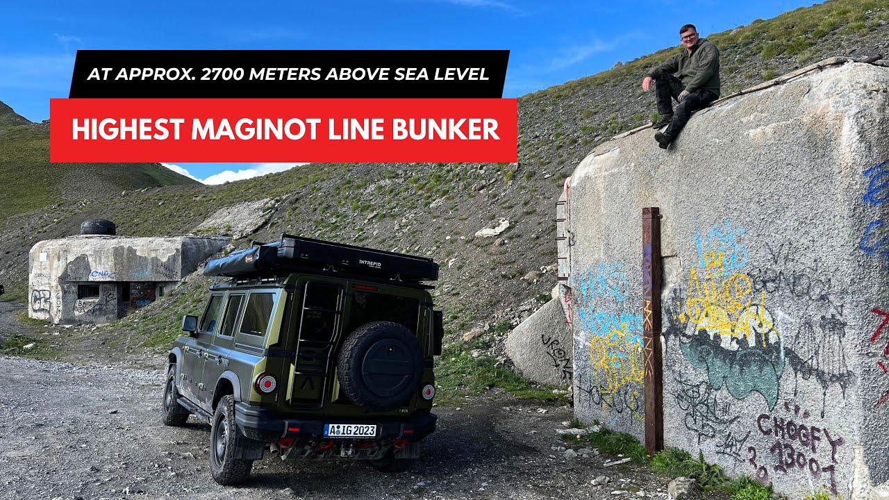 Abandoned WW2 Bunker along the Maginot Line in the Western Alps of France