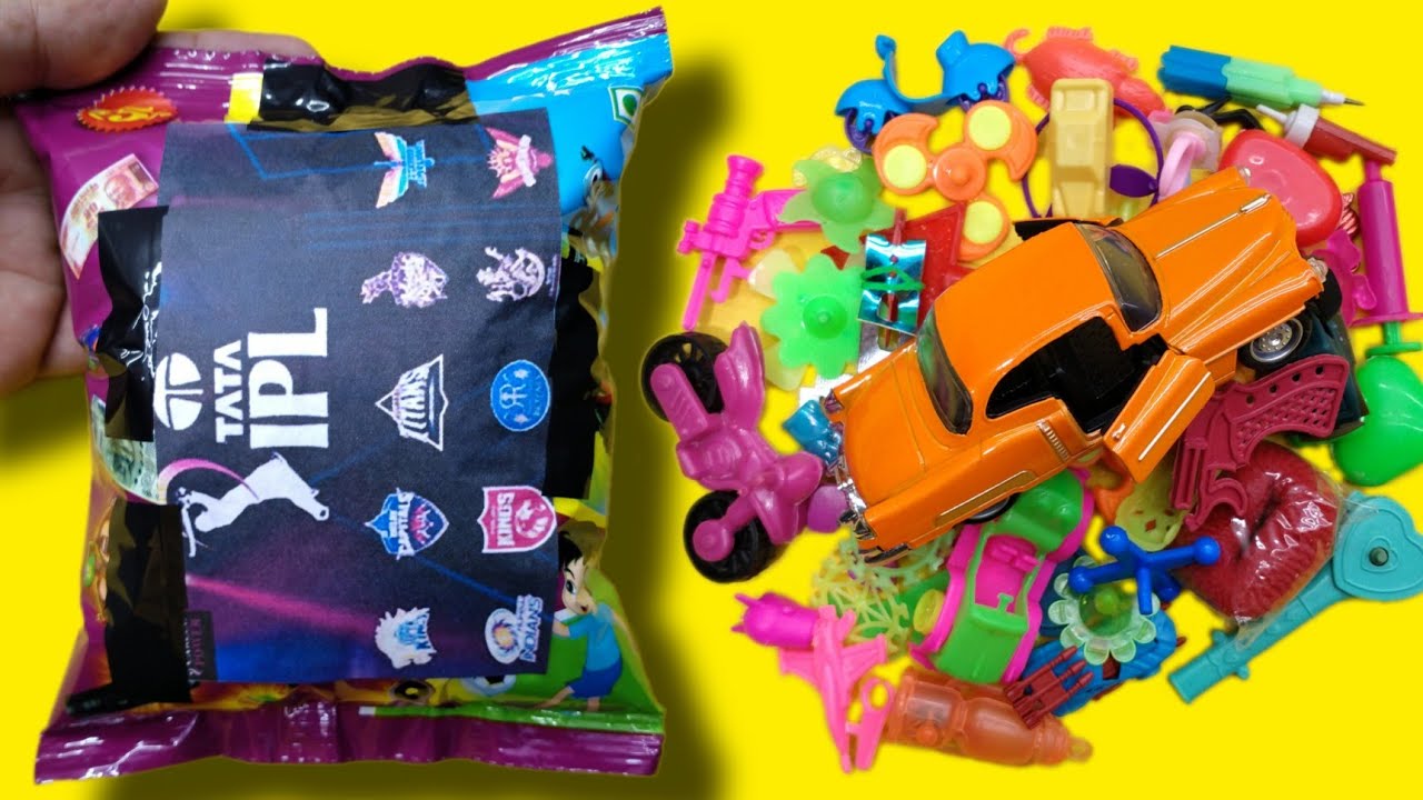New Tata IPL All teams logo snacks with free gifts inside unboxing and review