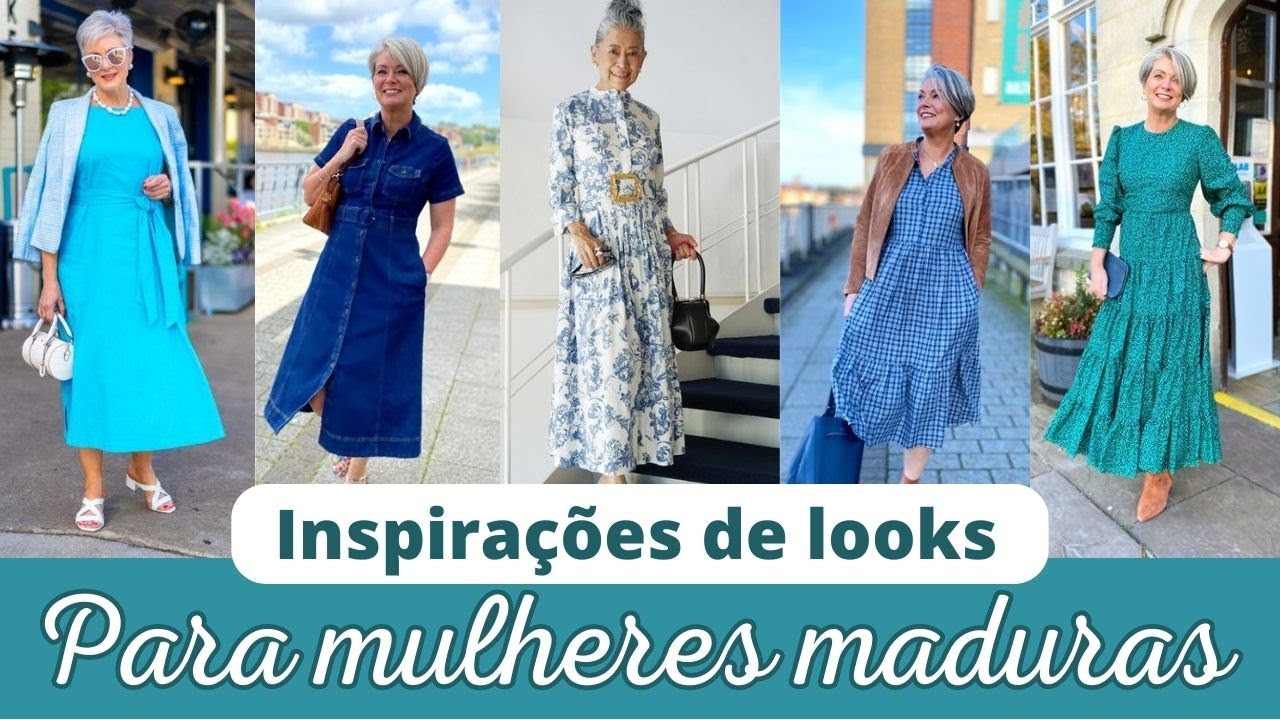 LOOKS INCRIVEIS PARA MULHERES MADURAS. MAIS DE 150 INSPIRAÇÕES😍
