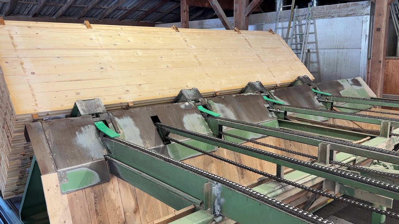 Diba Machinehandel l Balz de-stacking, cutting and stacking system