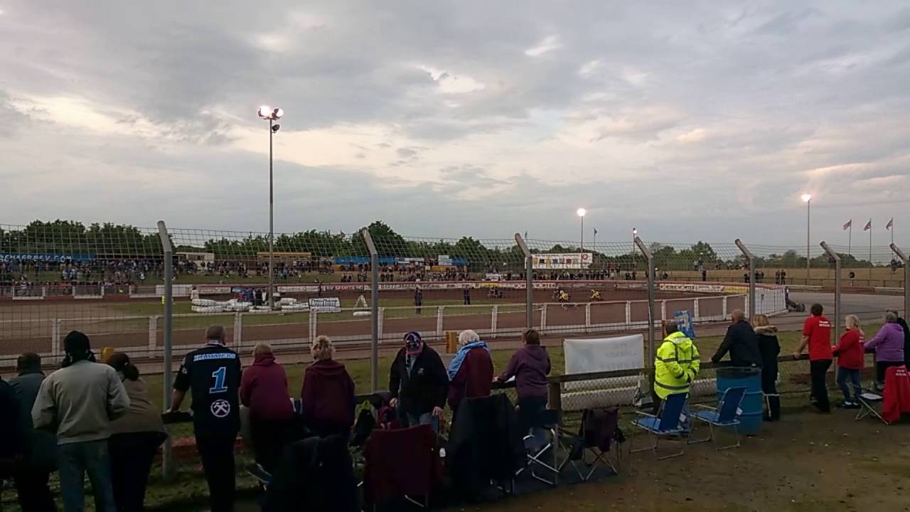Lakeside v Coventry, heat 4, 21 May 2016, Bridger, Kerr, Lanham, Sarjeant