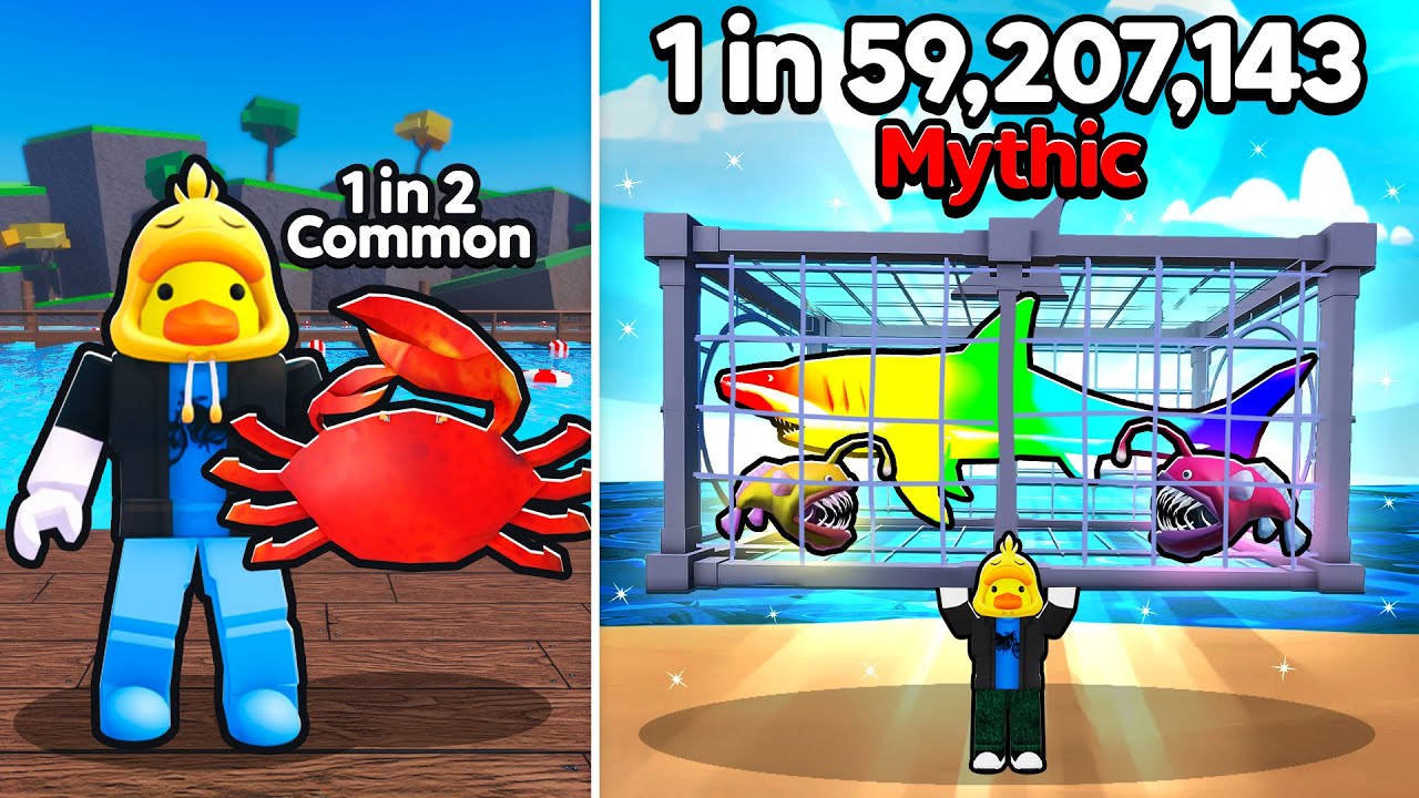 I Caught MYTHICAL Fish in Roblox Cage Fishing!
