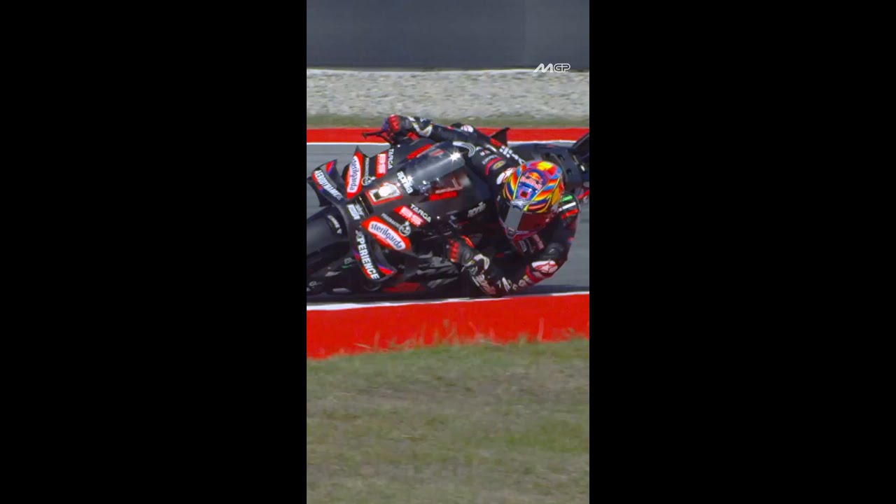Leaning even harder than a Red Bull on race day 🏁 #motogp