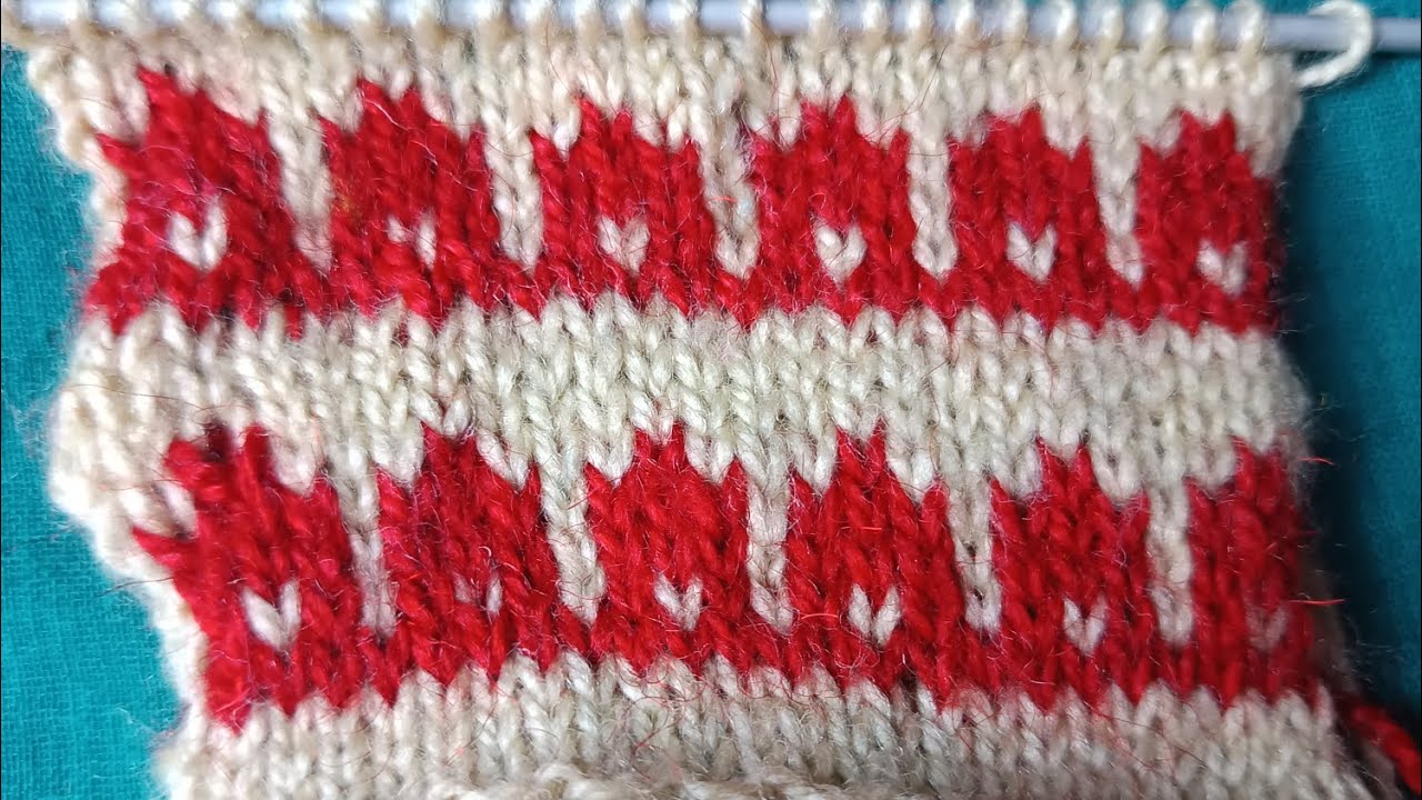 Two colour sweater design ❤