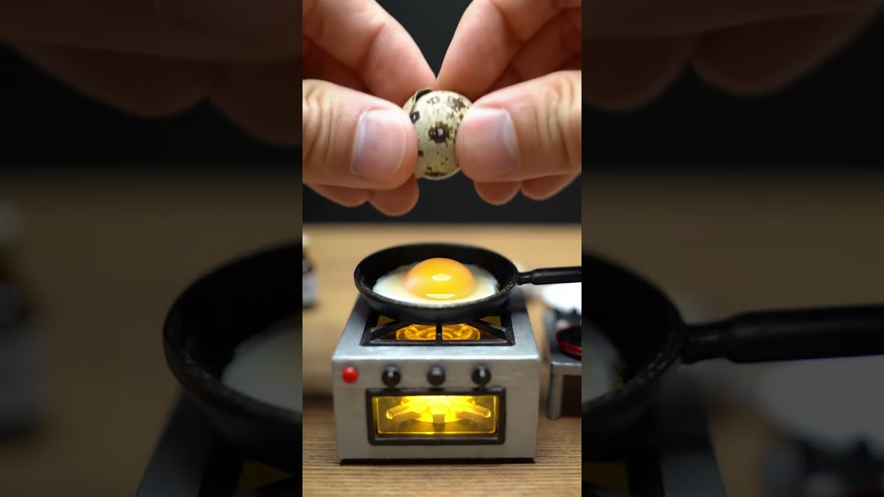 The World's Tiniest Breakfast! 🍳 Mini Cooking ASMR