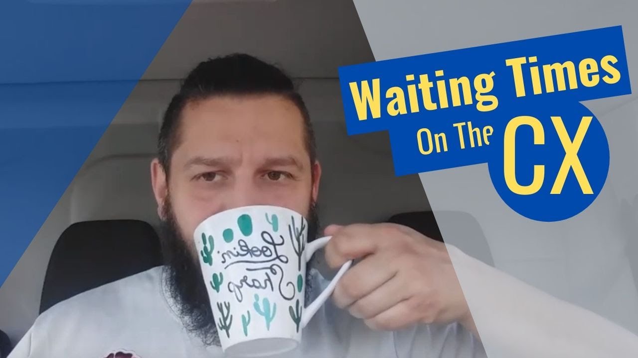 Waiting times on the courier exchange