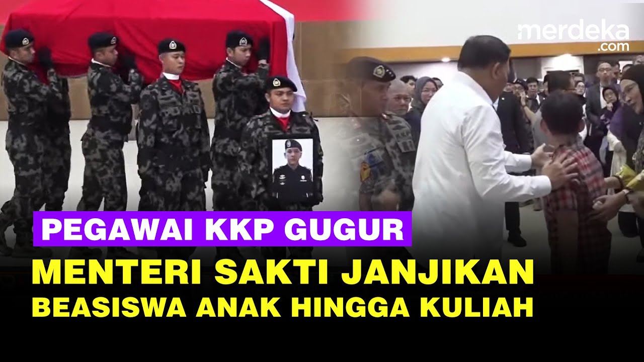 Haru Upacara Duka Pegawai KKP Gugur Kecelakaan Pesawat ATR, Menteri Sakti Janjikan Beasiswa Anak