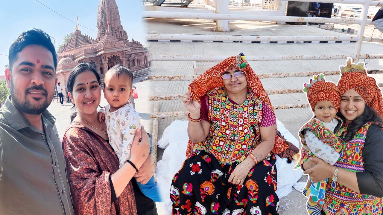 W￼hite Run Utsav Ane Ashapura Maa Na Darsan | Popatbhai Family Vlogs ￼