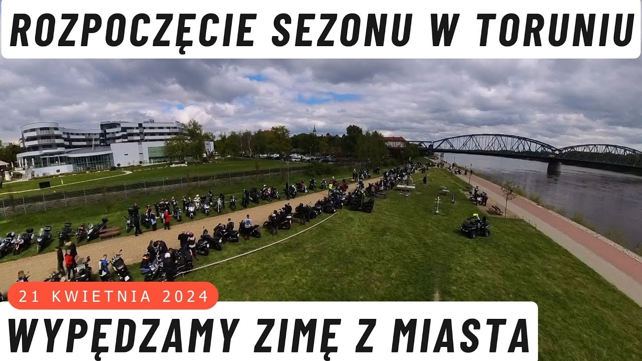 BREAKOUT MOTOVLOG - wypędzamy zimę z miasta - Toruń - rozpoczęcie sezonu motocyklowego 2024 r.
