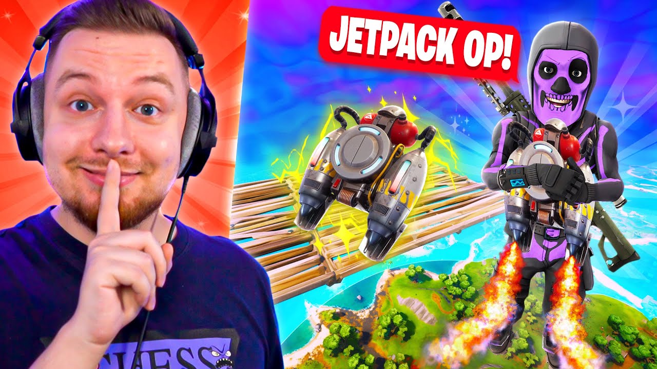 Ten SKYBASE powinien być ZAKAZANY w Fortnite! (jetpack OP!)