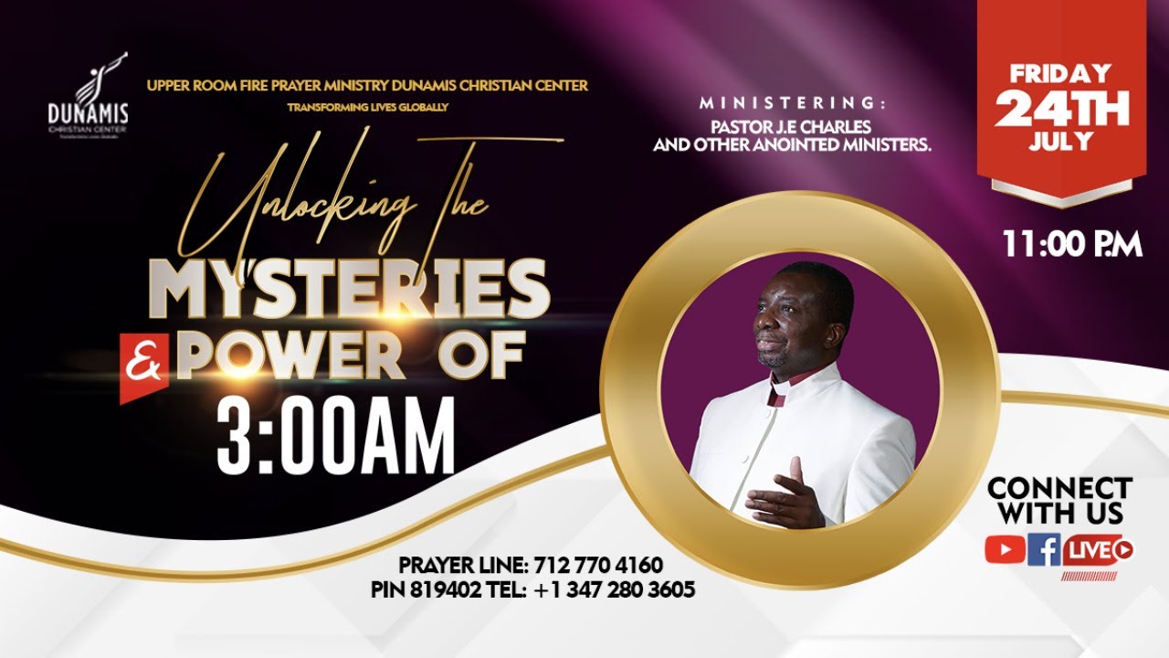 Unlocking the Mysteries and Power of  3:00AM with Pastor J.E Charles | Matthew 12:29
