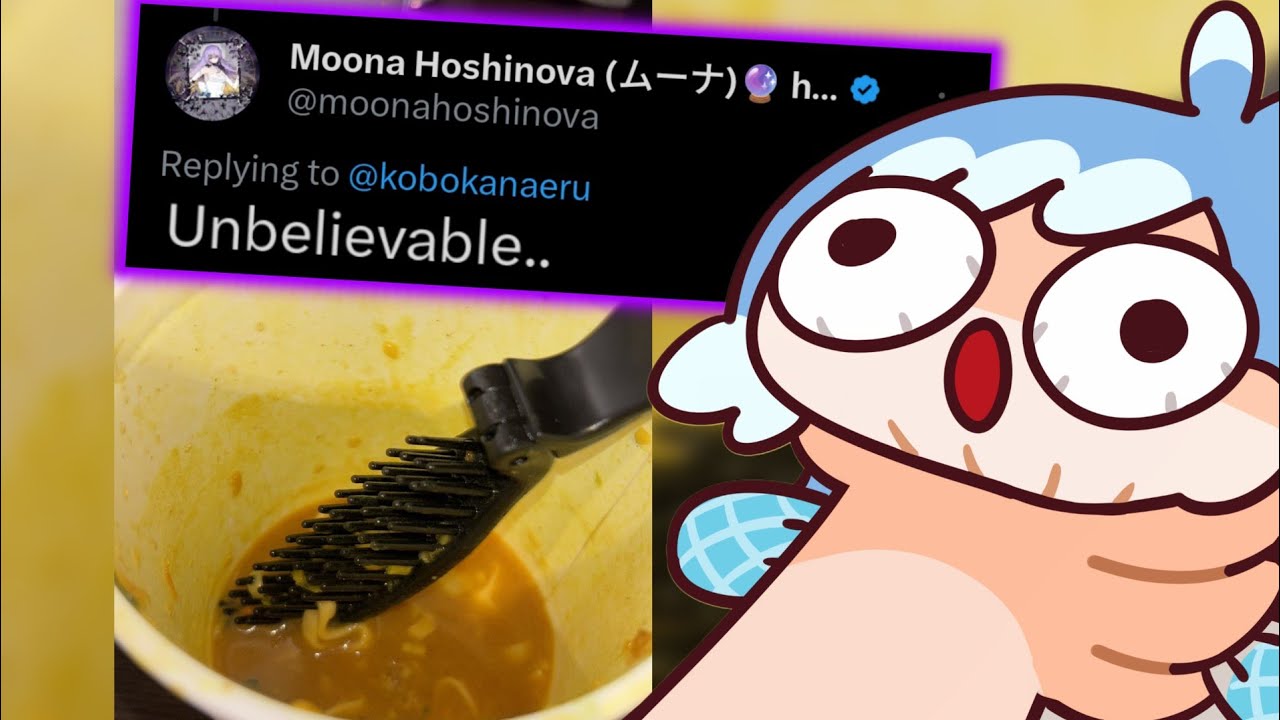 Everyone reaction to Kobo eats ramen using COMB!