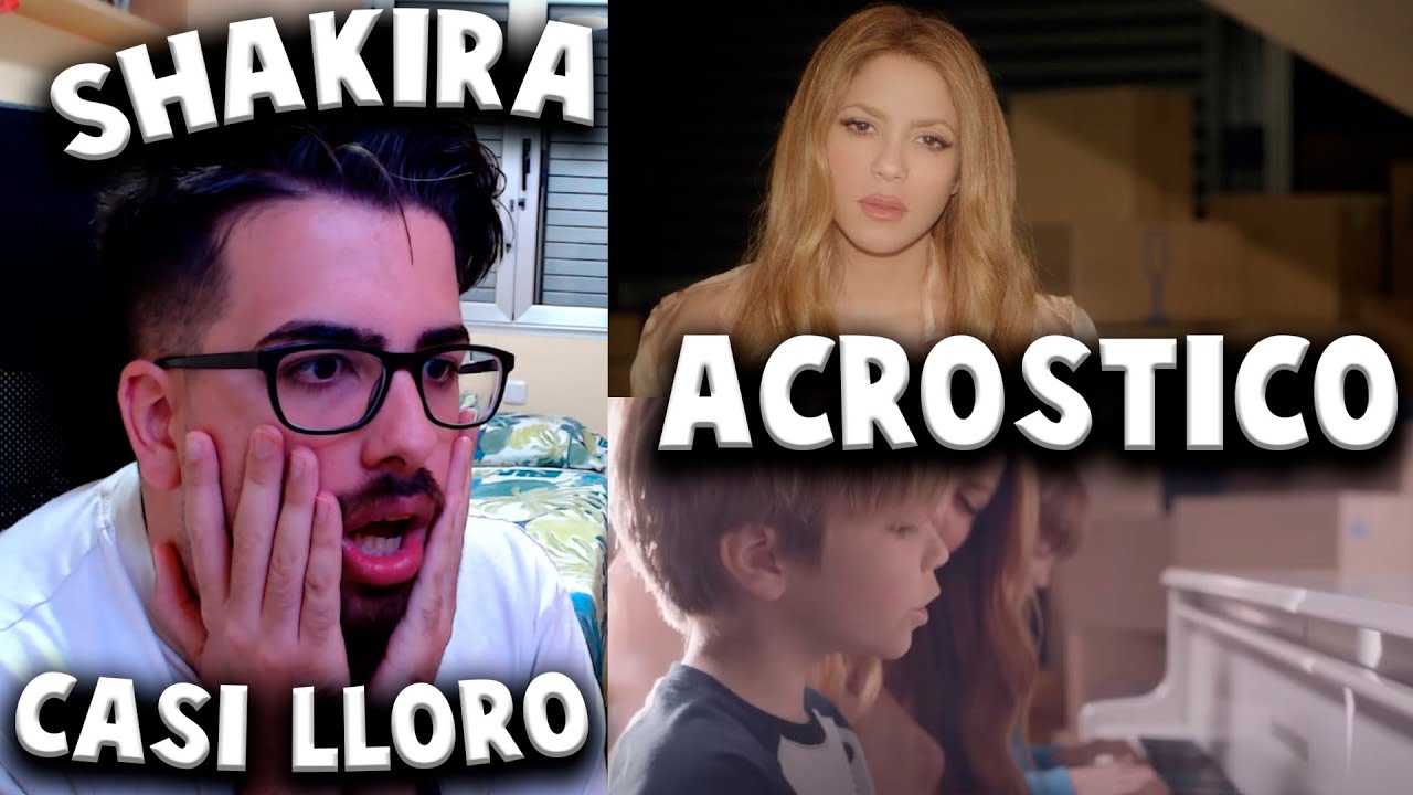 REACCIÓN de un CANARIO 🇮🇨 al NUEVO tema de Shakira - Acróstico (Official Video)