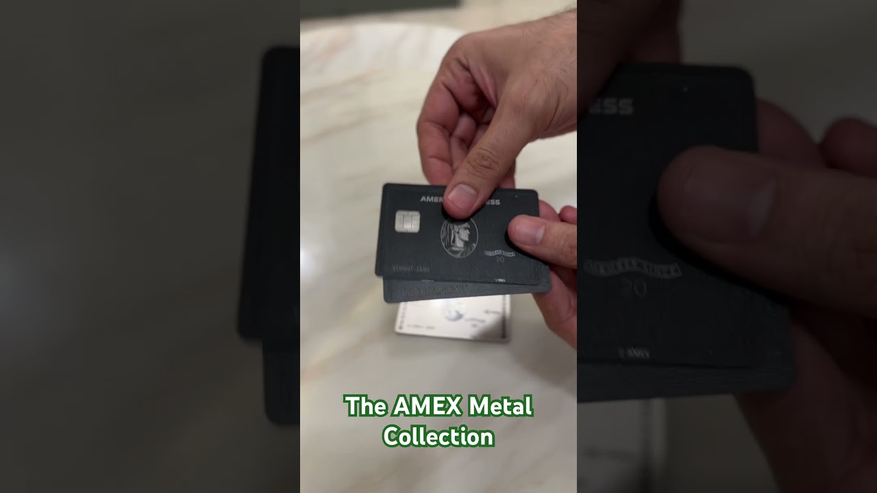 The American Express metal collection of Centurion cards. #amexplatinum #amexblack #centurion