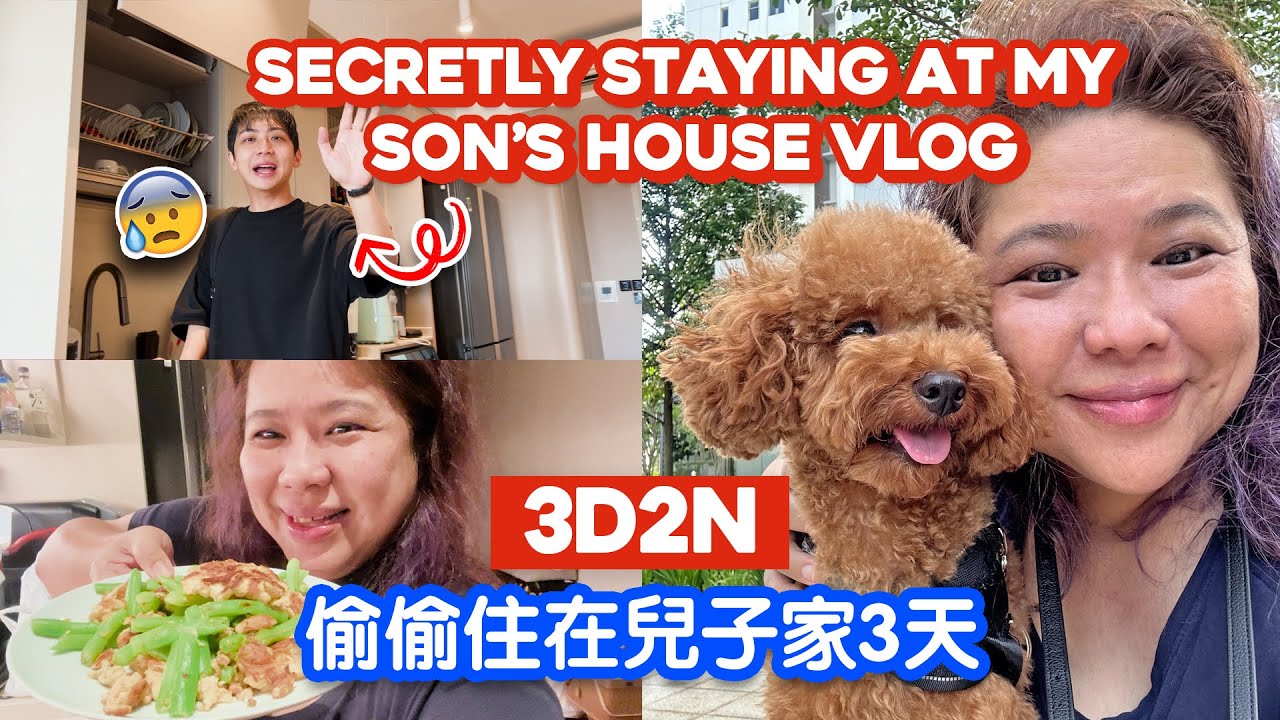 儿子出国，我偷偷在他的家住了3天 🤭 I SECRETLY STAYED AT MY SON’S HOUSE FOR 3 DAYS WHILE HE WAS OVERSEAS