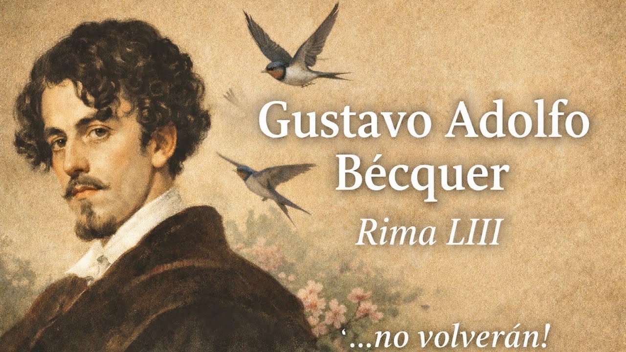 RIMA LIII de Gustavo Adolfo BÉCQUER  (Volverán las oscuras golondrinas)