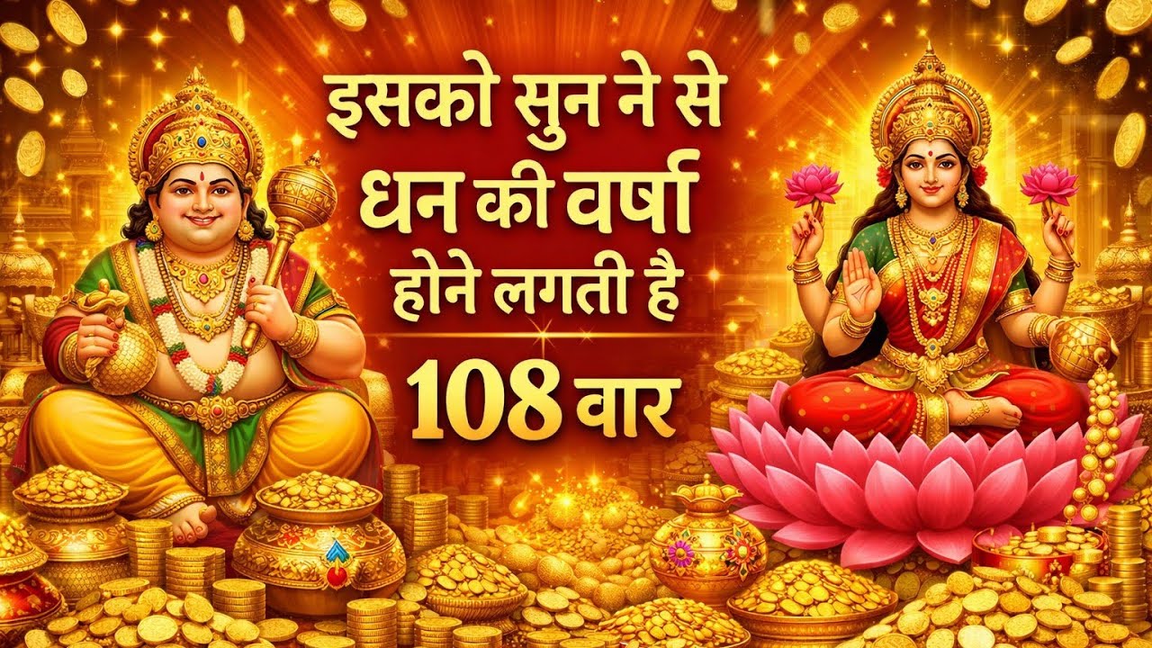 लक्ष्मी कुबेर मंत्र 108 बार | इसको सुनने से धन की वर्षा होने लगती है | Money Attraction Mantra🚩
