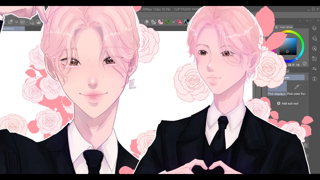 | Speedpaint Felix from Straykids | clip studio paint |