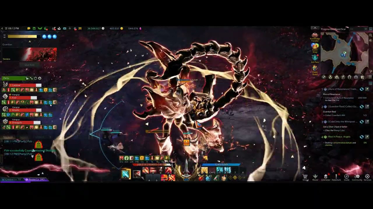 Pinnacle glaivier Skolakia guardian raid 1680