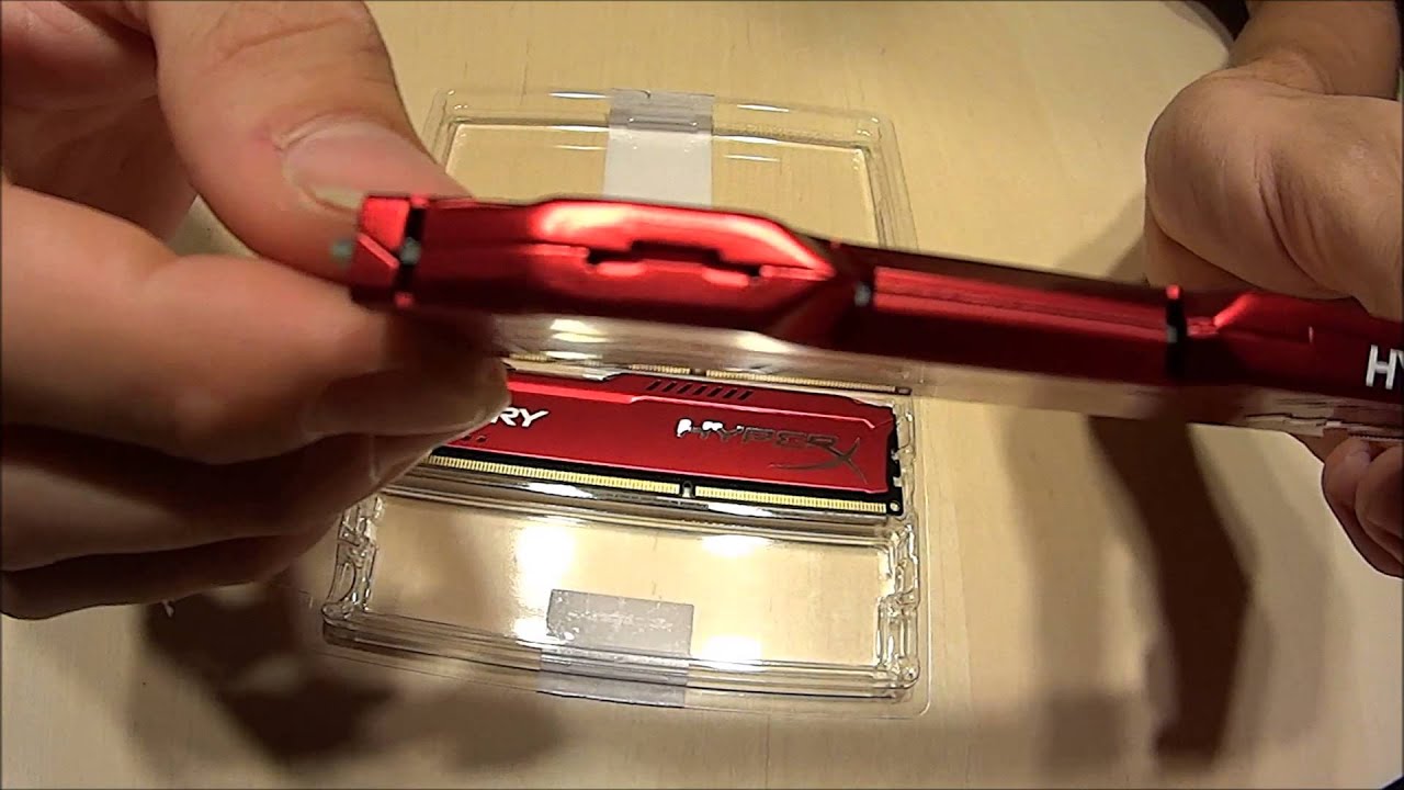 Kingston  HyperX Fury Red Series (unboxing)