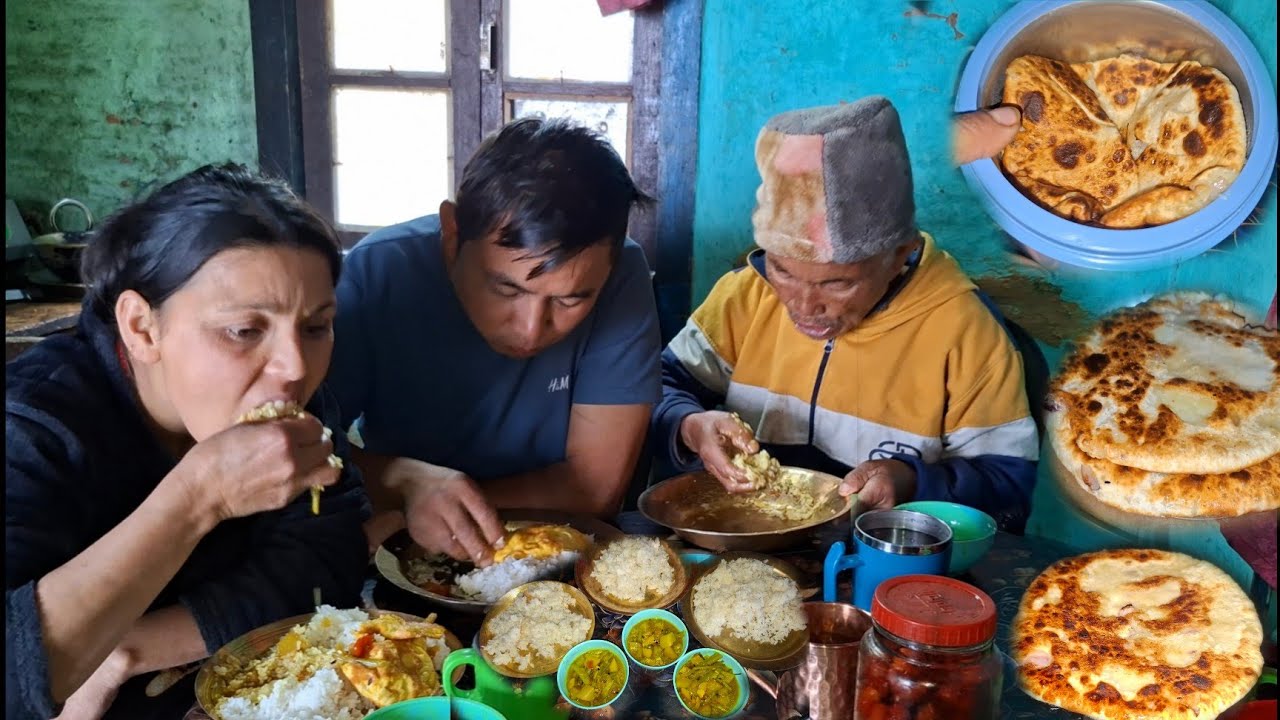 Простой способ приготовления сладостей в деревенской жизни Аалупаратхи || Видеоблог о жизни в дер...