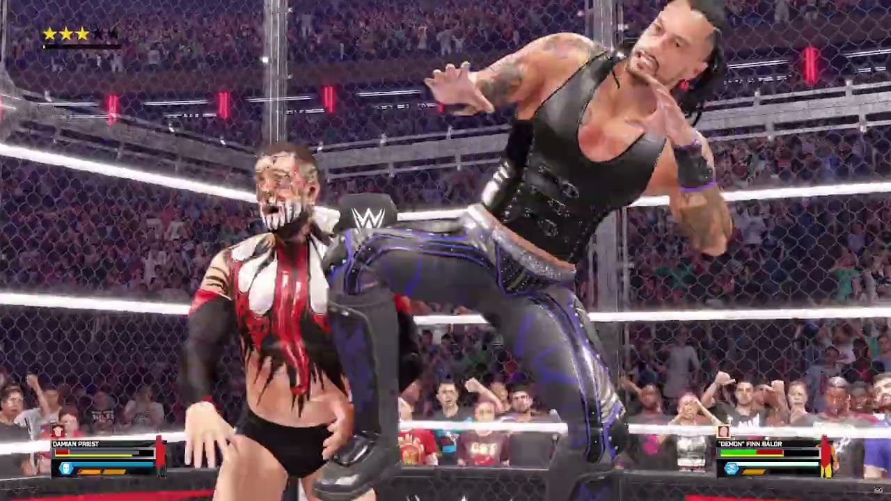 RAW MAIN EVENT DAMIAN PRIEST VS DEMON FINN BALOR WWE 2K25 UNIVERSE MODE