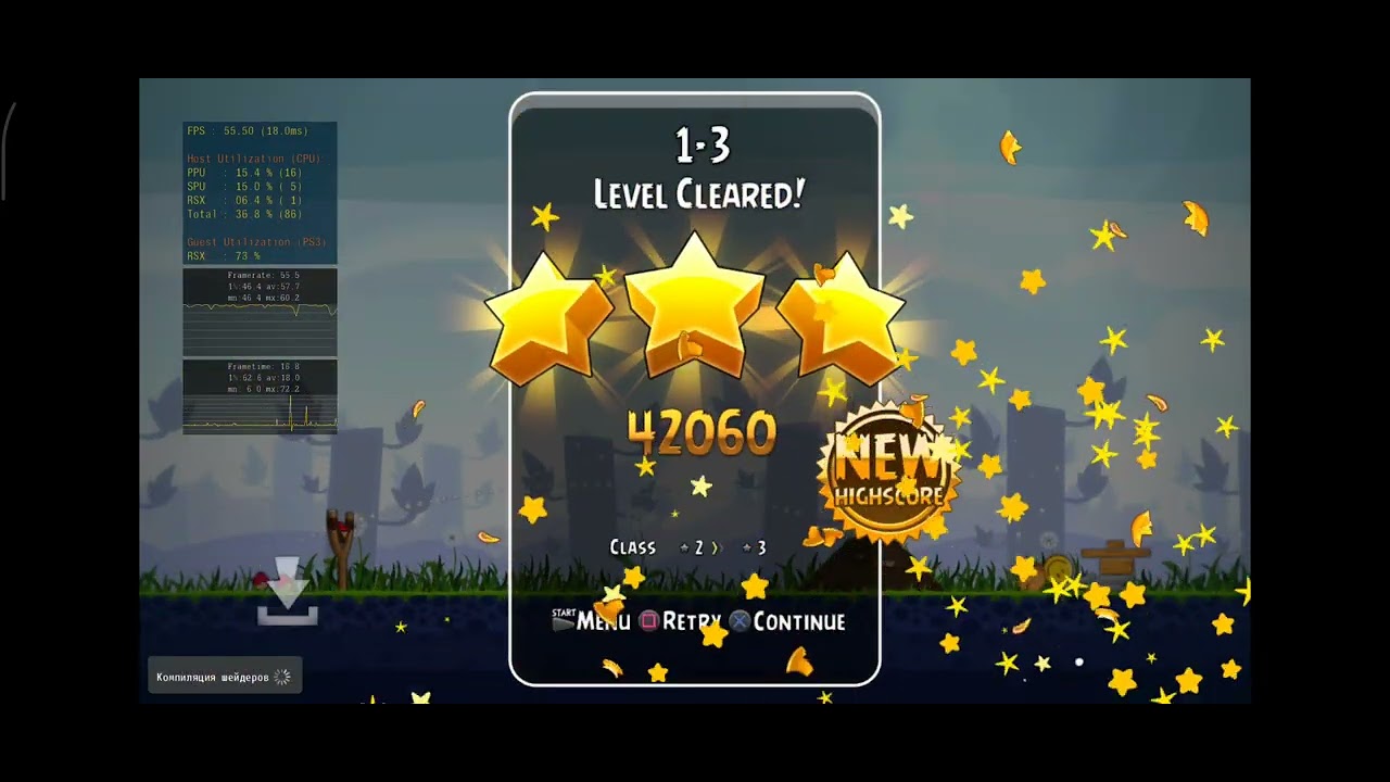 Aps3e v1.35. Angry Birds Trilogy