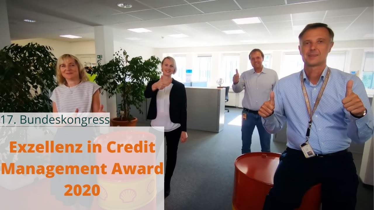 Exzellenz in Credit Management Award 2020 - Shell Deutschland Oil GmbH | BvCM e.V.