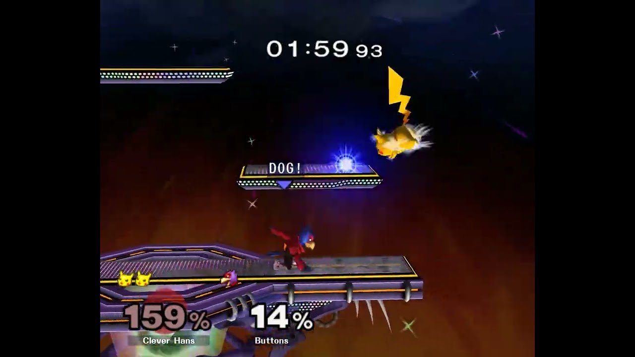 [ass] 180 - Melee Singles LR3 — Buttons ⟮Falco⟯ vs Clever Hans ⟮Pikachu⟯