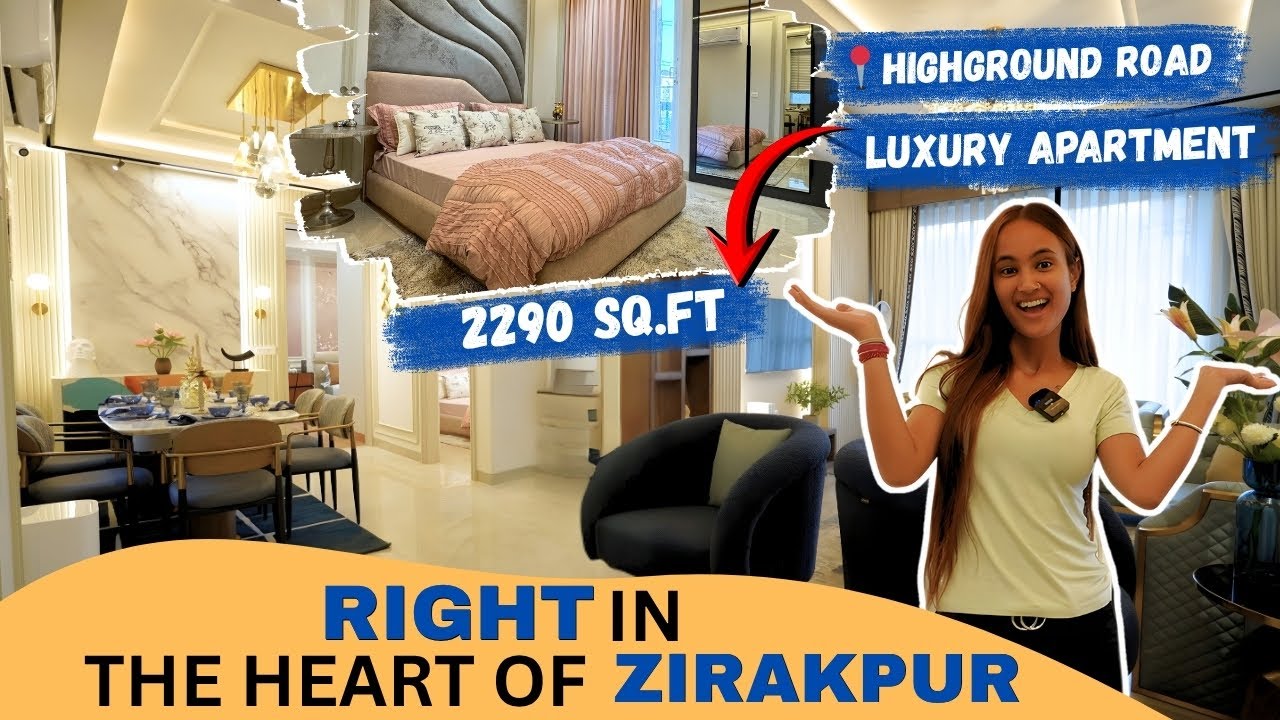 The Zirk Zirakpur &ndash; Luxurious 3+1 BHK with Luxury Living | Clubhouse & Modern Amenities #sampleflat