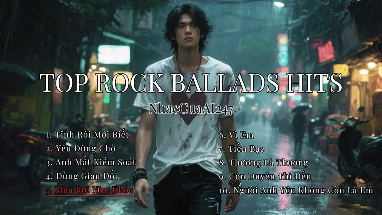 Top 10 Rock Ballads Hits #nhaccuaai247