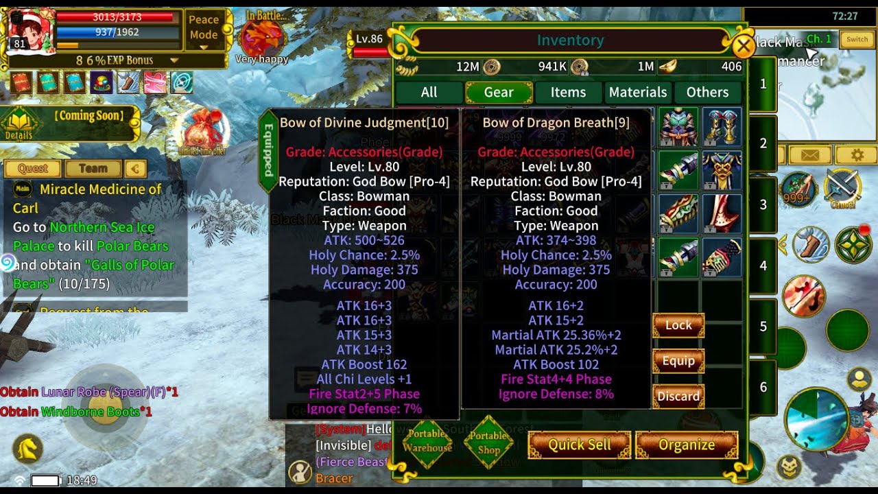 Ruler of the Land - Bowman Gear Showcase Lv80 Update