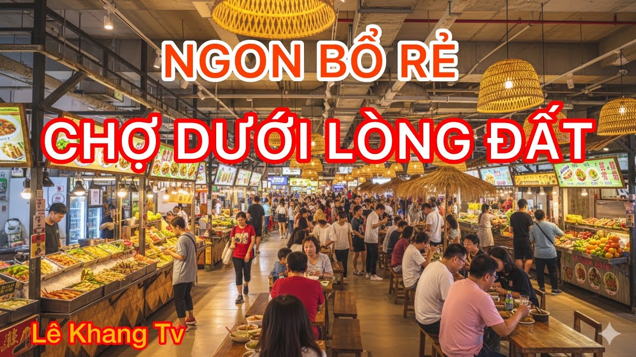 Cuối tuần đi đâu? Review chợ Taka: Khu mua sắm dưới lòng đất sạch sẽ và hiện đại.