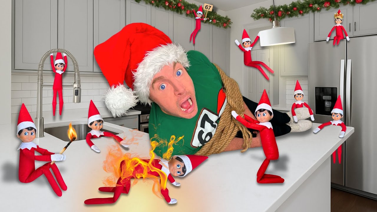 I Brought 10 ELVES ON A SHELF Into Our HAUNTED HOUSE!