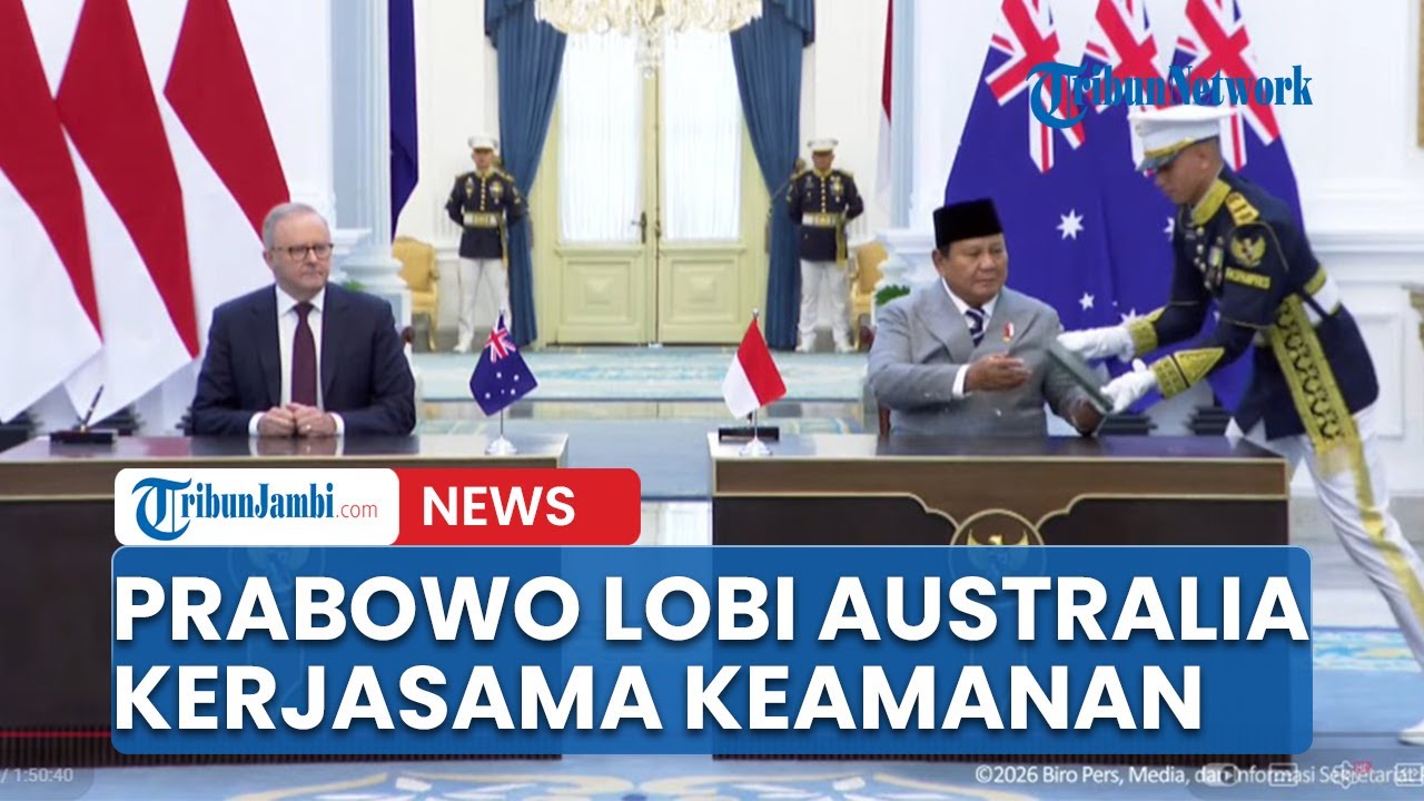 Momen Kedekatan Prabowo dan PM Australia, Bahas soal Keamanan