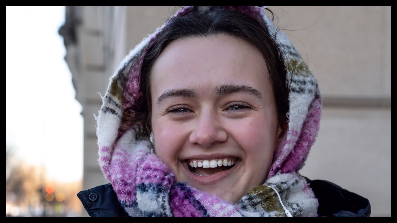 Surprising a stranger for portraits, but what she said surprised me.