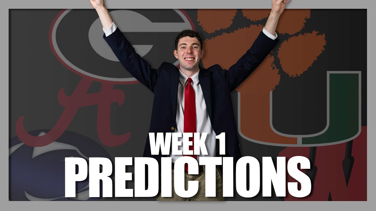 2021 Week 1 College Football Predictions