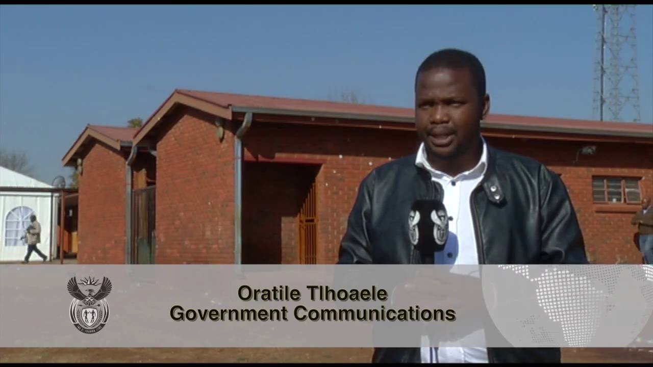 President Jacob Zuma visits Marhulana Primary School in Tembisa