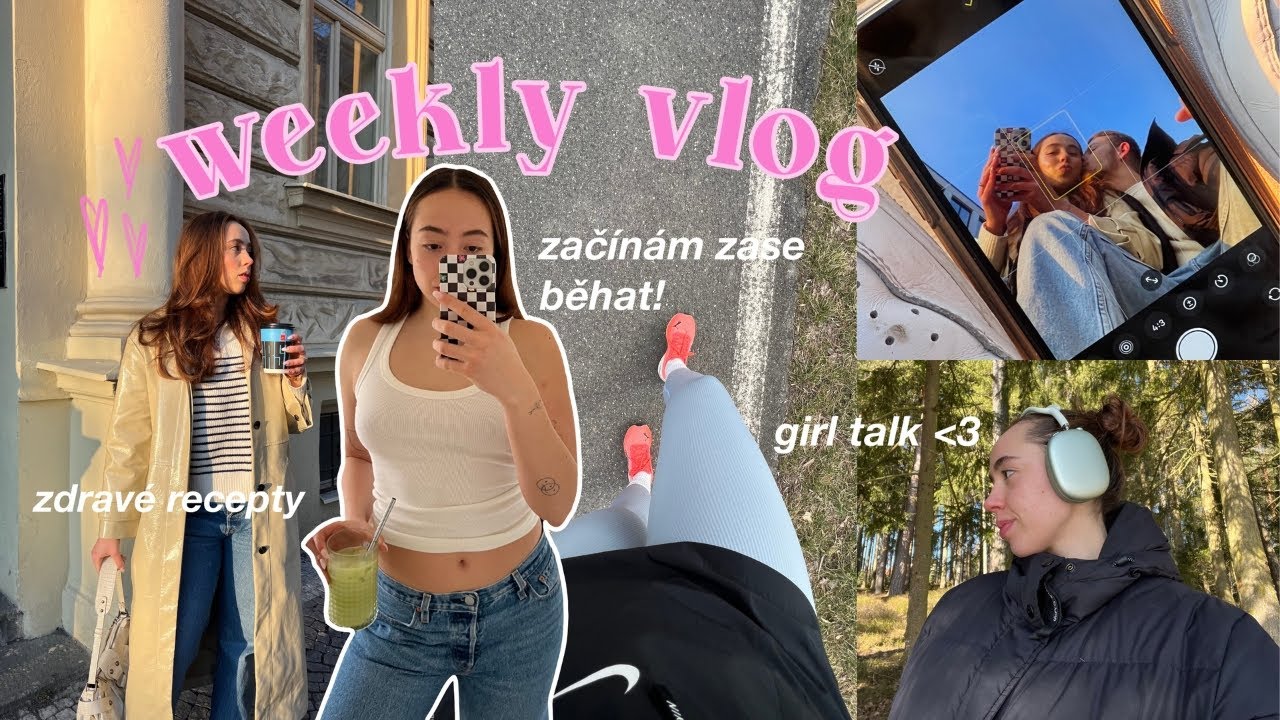 začínám (zase) běhat, girl talk, recept na lívance  | totálně messy WEEKLY VLOG 💘