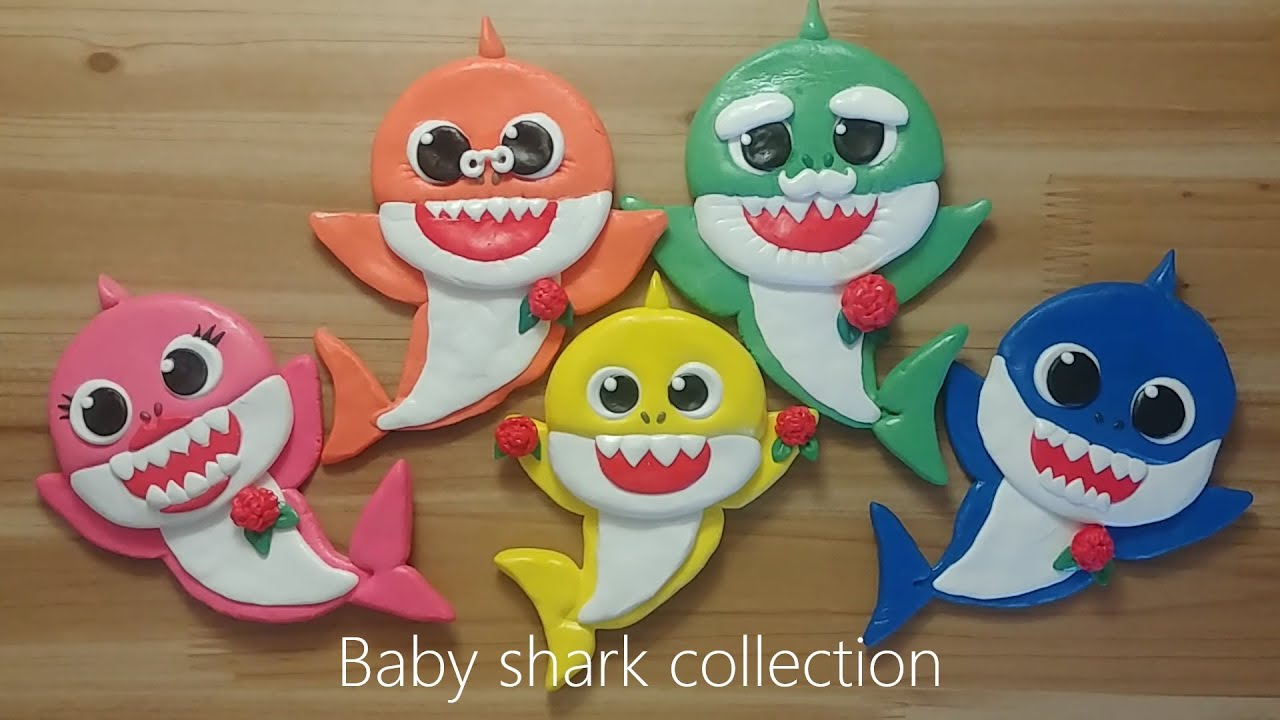 Baby shark collection | Happy mother's day | Happy father's day 상어가족 어버이날 클레이 모음