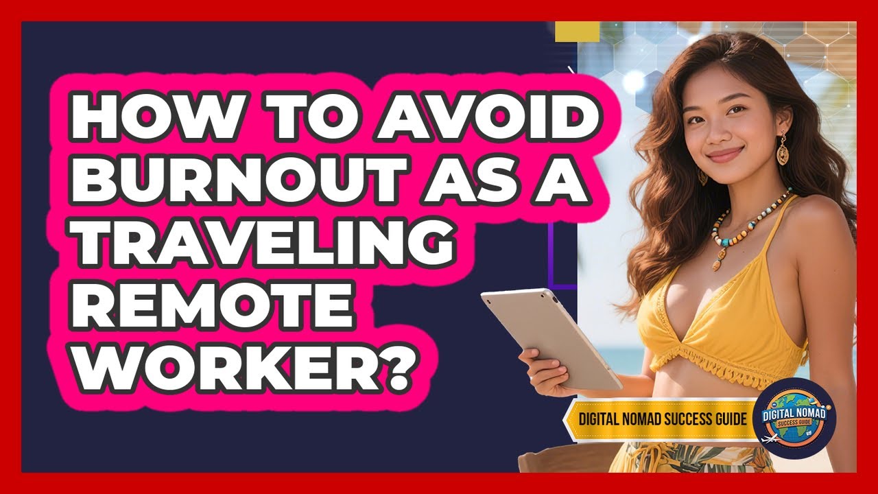How To Avoid Burnout As A Traveling Remote Worker?
