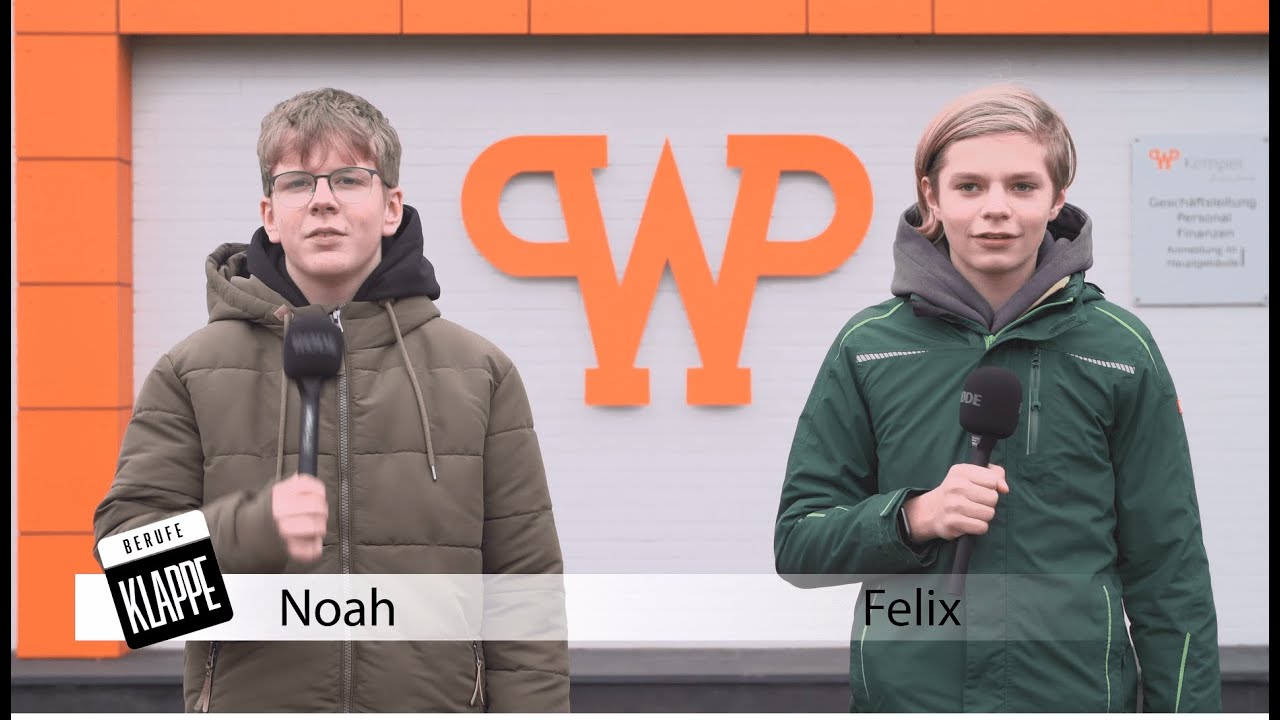 Berufeklappe – Industriekaufleute bei WP Kemper