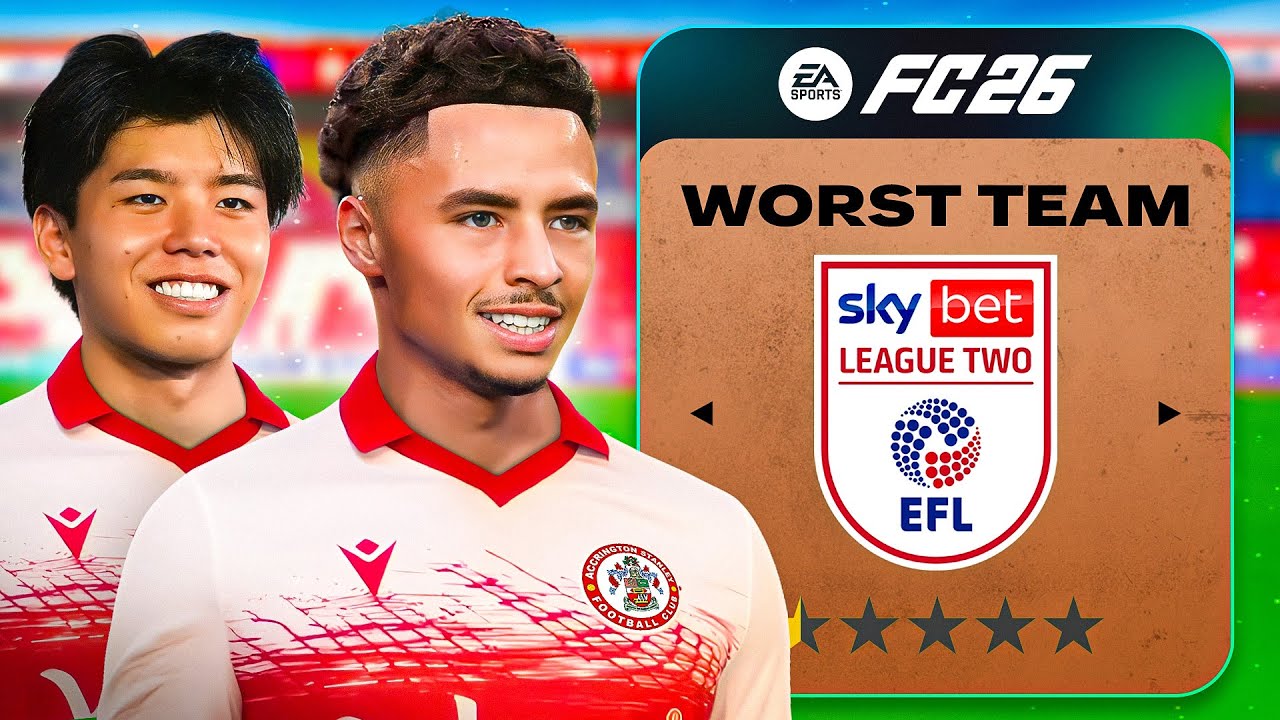 ХУДШАЯ команда в АНГЛИИ... Я пытался ее перестроить