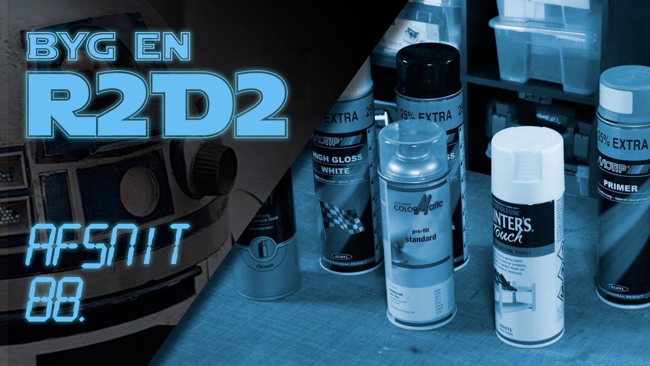 Byg en R2-D2 - Afsnit 88 / Primer og maling af nye 3D-printede ben