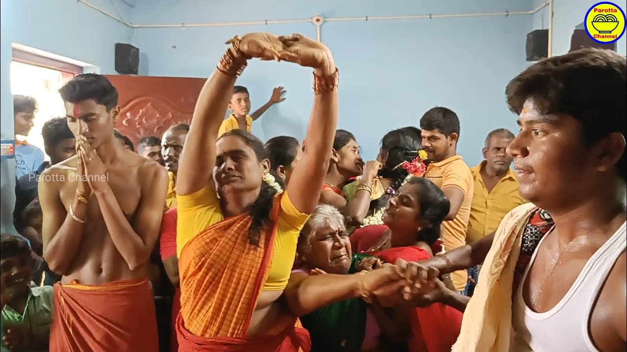 பம்பைக்காரர் சாமி அழைப்பு கேட்டு பெண்கள் சாமி அருள் ஆட்டம் | Sami Attam | Parotta Channel.