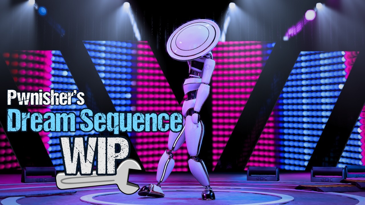 Dream Sequence 3D Challenge WIP - Using Real DMX Lighting in Unreal Engine 5