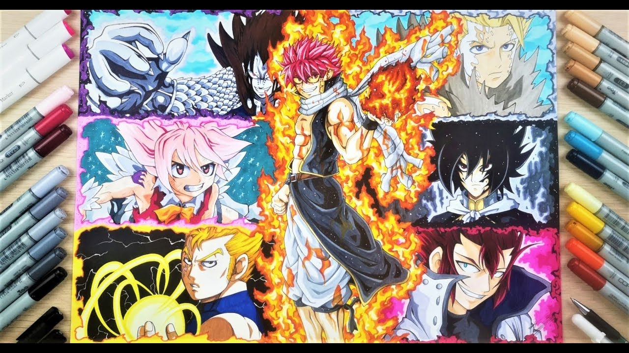The Best Fairy Tail drawing ever! | Commission #14