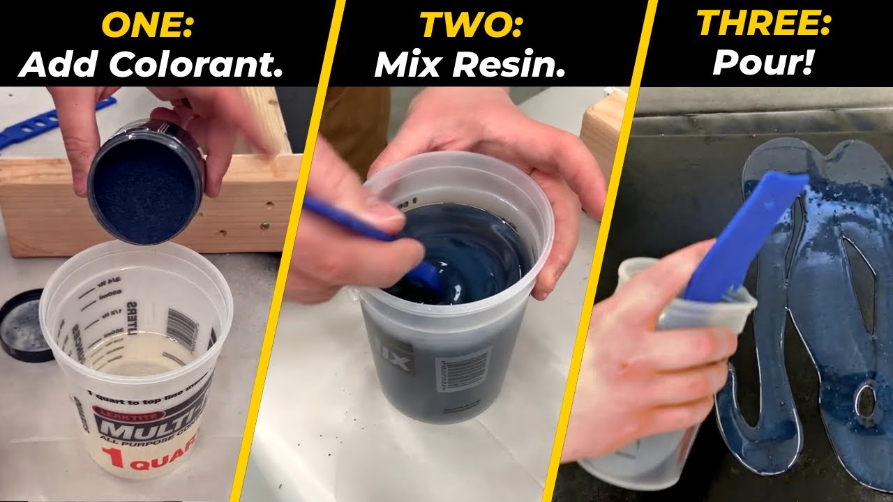 How to add Epoxy Pigments, Epoxy Tints to Color Epoxy Resin.