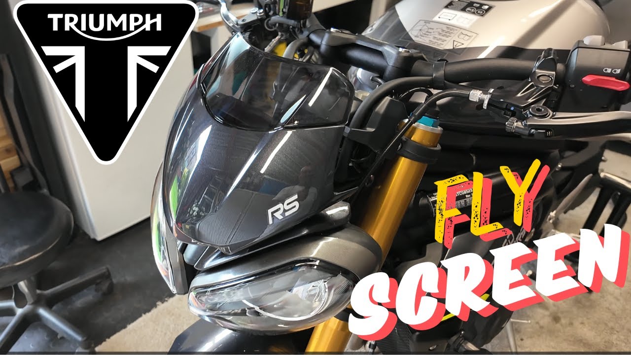 Front End Upgrade! Fly Screen Install on the 2025 Speed Triple RS