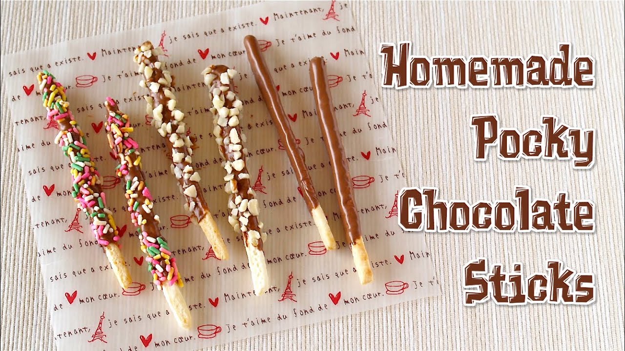 Homemade Pocky Chocolate Sticks ポッキーの作り方 - OCHIKERON - CREATE EAT HAPPY